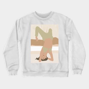 Yoga Women #abstract #digitalart Crewneck Sweatshirt